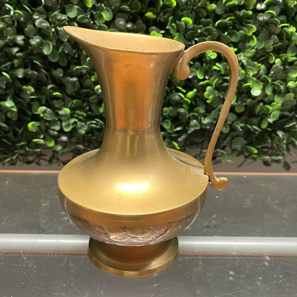 Elegant Gold Pitcher
